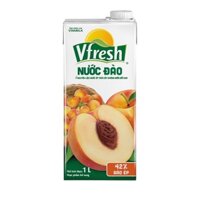 Nước ép VINAMILK Vfresh vị đào 1lít