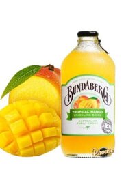 Nước Ép Xoài Bundaberg Tropical Mango – Chai 375ml – Thùng 12 Chai