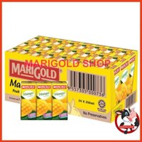 Nước ép xoài Marigold Singapore 250ml thùng 24 hộp ít đường - Marigold Shop