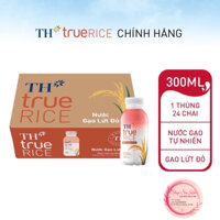 Nước Gạo Lứt Đỏ TH true RICE 300ml ( 24chai x 300ml )