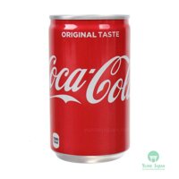 Nước giải khát có ga Coca Cola nội địa Nhật lon 160mL
