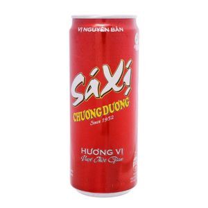 Nước giải khát có gas hương sá xị Chương Dương lon 330ml
