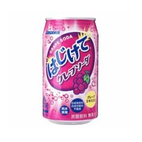 Nước Giải Khát Có Gas: Nước Soda Nho Sangaria 350ml