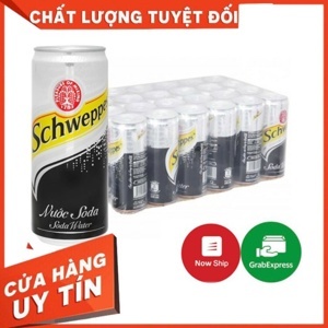 Nước giải khát có gas Schweppes - 330ml, 24 lon