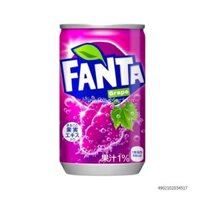 Nước Giải Khát Fanta Nhật Bản Vị Nho lon 160ml