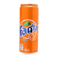 Nước Giải Khát Hương Cam Fanta Lon 330ml