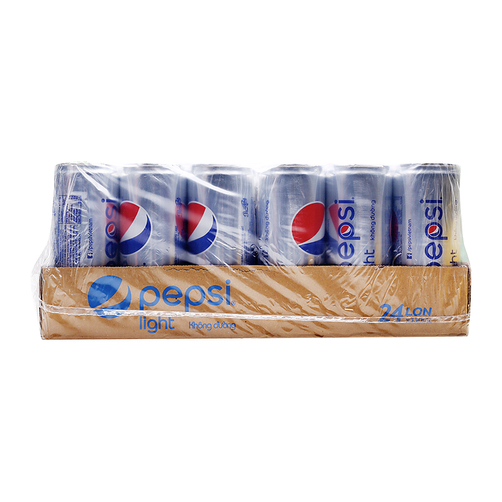 Nước giải khát Pepsi Light thùng 24 lon x 330ml - không đường