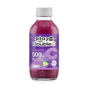 Nước giải khát vị nho đỏ và nho trắng PlayMore Double C chai 160ml