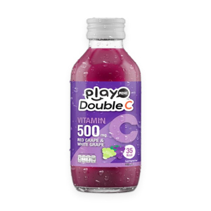 Nước giải khát vị nho đỏ và nho trắng PlayMore Double C chai 160ml