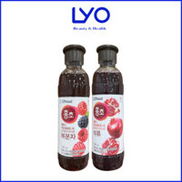Nước Giấm Uống Hương Trái Cây Mâm Xôi & Lựu Daesang Giúp Hỗ Trợ Giảm Cân, Giữ Dáng Hàn Quốc 500ml