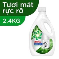 Nước Giặt Ariel Cửa Trước Tươi Mát Rực Rỡ 2.4kg