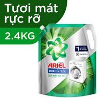 Nước giặt Ariel Matic cửa trước tươi mát rực rỡ túi 2.4kg