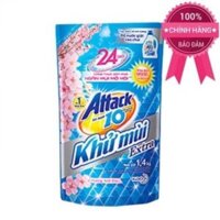 NƯỚC GIẶT ATTACK KHỬ MÙI 1,4kg giá bìa 89k  - Kenken9119