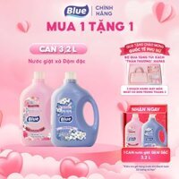Nước Giặt Blue Hàn Quốc Can 2Kg và 3Kg Hương Nước Hoa Và Hương Thảo mộc - Công Nghệ Giặt Xả Mới Thơm dài lâu Trắng sáng