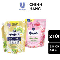 Nước Giặt Comfort Dưỡng Vải Đa Năng Thiên Nhiên Thanh Khiết Túi 3L