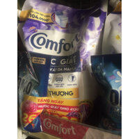 NƯỚC GIẶT COMFORT -THANH LỊCH - SẠCH XÂU LƯU HƯƠNG - CÔNG THỨC DƯỠNG VẢI MULTI- DARE - TÚI 3,6gk