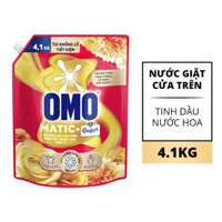 Nước giặt Comfort tinh dầu nước hoa tinh tế cửa trên Omo túi 4.1kg (1 Túi)