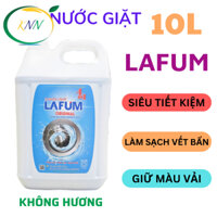 Nước Giặt Công Nghiệp Không Hương MORI / LAFUM Can 10 Lít, Đánh bật vết bẩn nhanh chóng