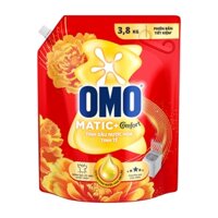 Nước giặt cửa trên hương Comfort tinh dầu nước hoa Omo túi 3.8kg (1 Túi)