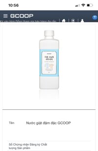 Nước giặt đậm  đặc gốc thực  vật 1000 ml