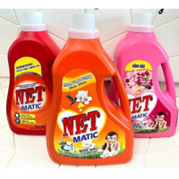 Nước Giặt Đậm Đặc Net Matic Can 3,3kg/3,6Kg Đủ Màu