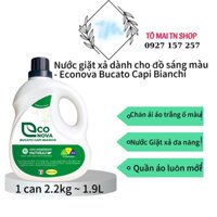 Nước giặt dành cho đồ sáng màu - Econova Bucato Capi Bianchi