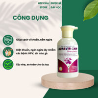 Nước Giặt Đồ Lót Quần Chip Hupavir 330ml Kháng Khuẩn, Ngăn Ngừa Viêm Nhiễm HPV, Sùi Mào Gà, Không Hại Da Tay