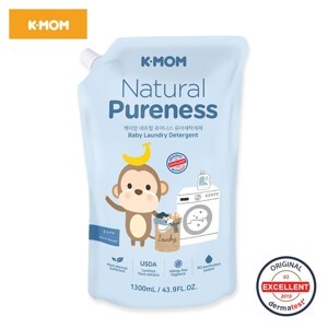 Nước giặt đồ sơ sinh hữu cơ (Organic) K-mom Hàn Quốc KM13127 1300ml