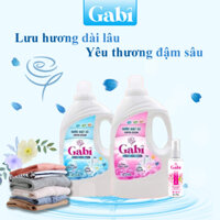 Nước giặt Gabi Super Clean 3,2L và Combo Nước giặt Gabi Super Clean 3,2L+Tinh dầu nước hoa Siêu tiết kiệm