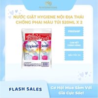 NƯỚC GIẶT HYGIENE EXPERT WASH LIQUID DETERGENT CHỐNG PHAI MÀU – HỒNG SUNNY FRESH 520 ML X 2 (NỘI ĐỊA THÁI)