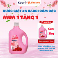 Nước giặt Kaori hương nước hoa, mua 1 tặng 1 nước giặt xả 2L Kaori  lưu hương 48h công nghệ Nhật Bản