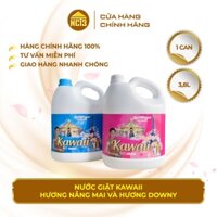 NƯỚC GIẶT KAWAII HƯƠNG NẮNG MAI VÀ HƯƠNG  DOWNY 4L - PHÙ HỢP CHO TRẺ SƠ SINH VÀ TRẺ NHỎ