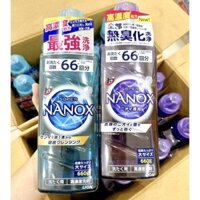 Nước Giặt Khử Mùi - Nước Giặt Tẩy Lion Top Super NANOX Nanox Odor Chuyên Dụng Size Lớn 660g