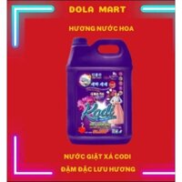 Nước giặt Kodi công nghệ Hàn quốc giặt xả quần áo, giặt đồ thơm lâu dung tích 5L, mua 1 can 5l tặng 1 chai nước rửa bát