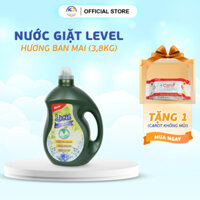 Nước Giặt Level Đậm Đặc Thơm Lâu Hương Nắng Mai Thích Hợp Cho Giặt Tay Và Mọi Loại Máy Chai 3.8 Kg - TÃ BỈM MITO