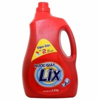 Nước giặt Lix 3.8kg đậm đặc 2X