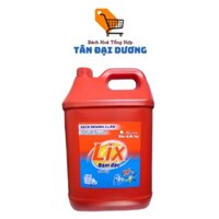 Nước giặt Lix đậm đặc khử mùi ẩm mốc can 9Kg