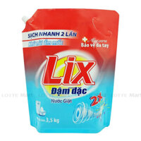 Nước giặt Lix đậm đặc túi 3,5kg