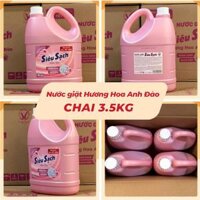 Nước Giặt LIX Siêu Sạch CHAI 3.5KG - Trắng Sáng, Hương Hoa Anh Đào - Mã N2501 - Hàng Chính Hãng