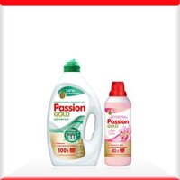 Nước giặt - nước xả vải Passion Gold nhập khẩu Châu Âu