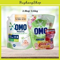 Nước giặt OMO cho bé 3.6kg, 2.8kg/ OMO thiên nhiên ngọt ngào 3.6kg| Huyhangshop