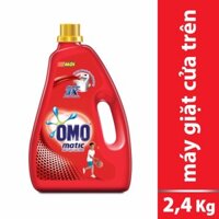 Nước giặt Omo cửa trên chai 2.4kg