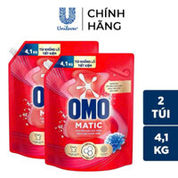 Nước giặt OMO Maitc cửa trên Túi Lớn 4.1 Kg Hương Comfort tinh dầu thơm