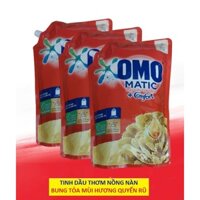 Nước giặt Omo Martic đỏ hương Comfort tinh dầu thơm cho máy giặt cửa trên 2 - 3.6 kg