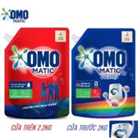 NƯỚC GIẶT OMO MATIC 2 KG CỬA TRƯỚC/ ĐỎ 2.2KG CỬA TRÊN