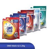 Nước giặt omo matic 2,3 kg xanh , đỏ