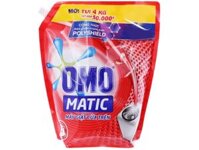 Nước giặt OMO Matic 3X xoáy bay vết bẩn túi 4kg