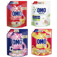 Nước giặt Omo Matic 4,1kg/Túi dành cho cửa trên và cửa trước