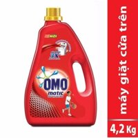 Nước giặt Omo matic 4,2kg cho máy giặt cửa trên