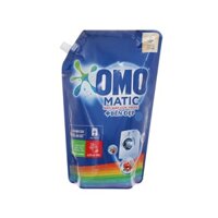 Nước giặt OMO Matic bền đẹp cửa trước lựu và tre 1.9 lít